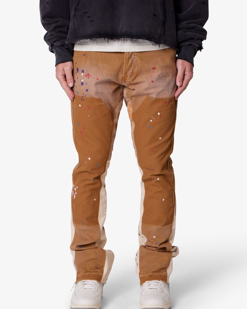 B243 Flare Denim - Brown