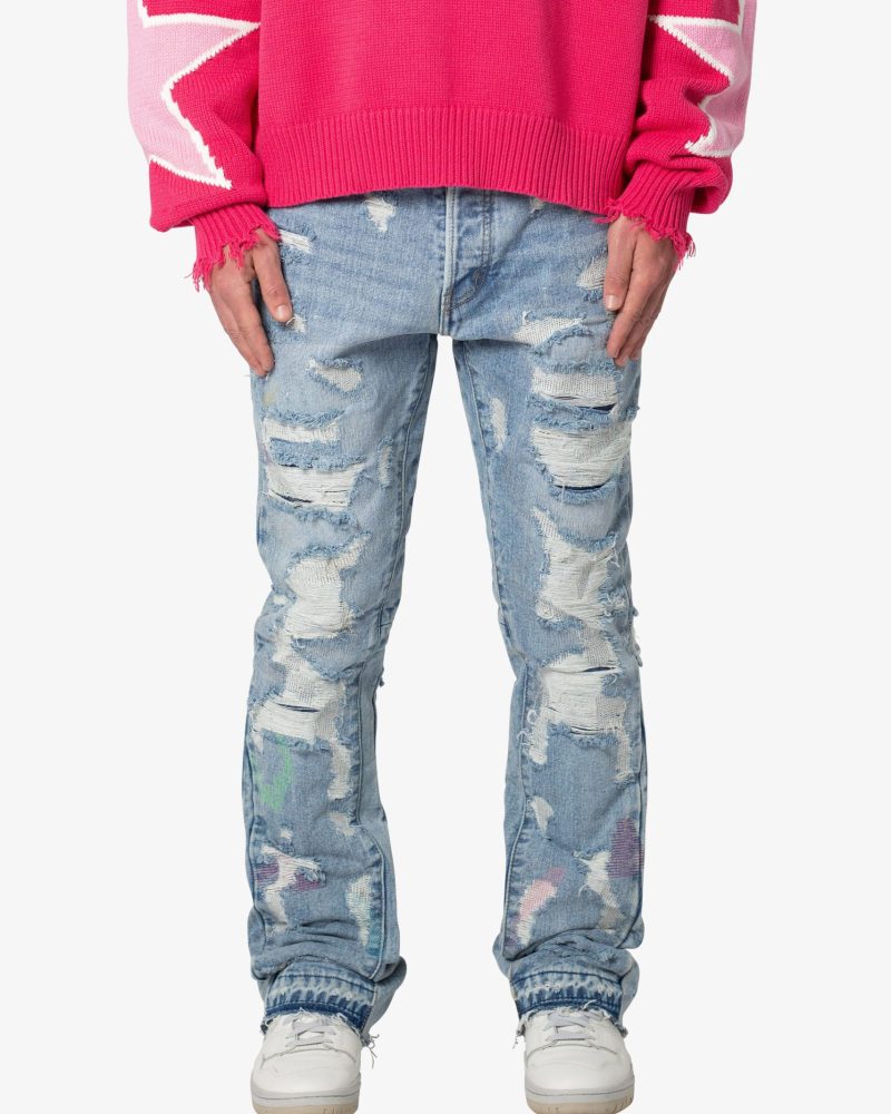 B570 Flare Denim - Blue