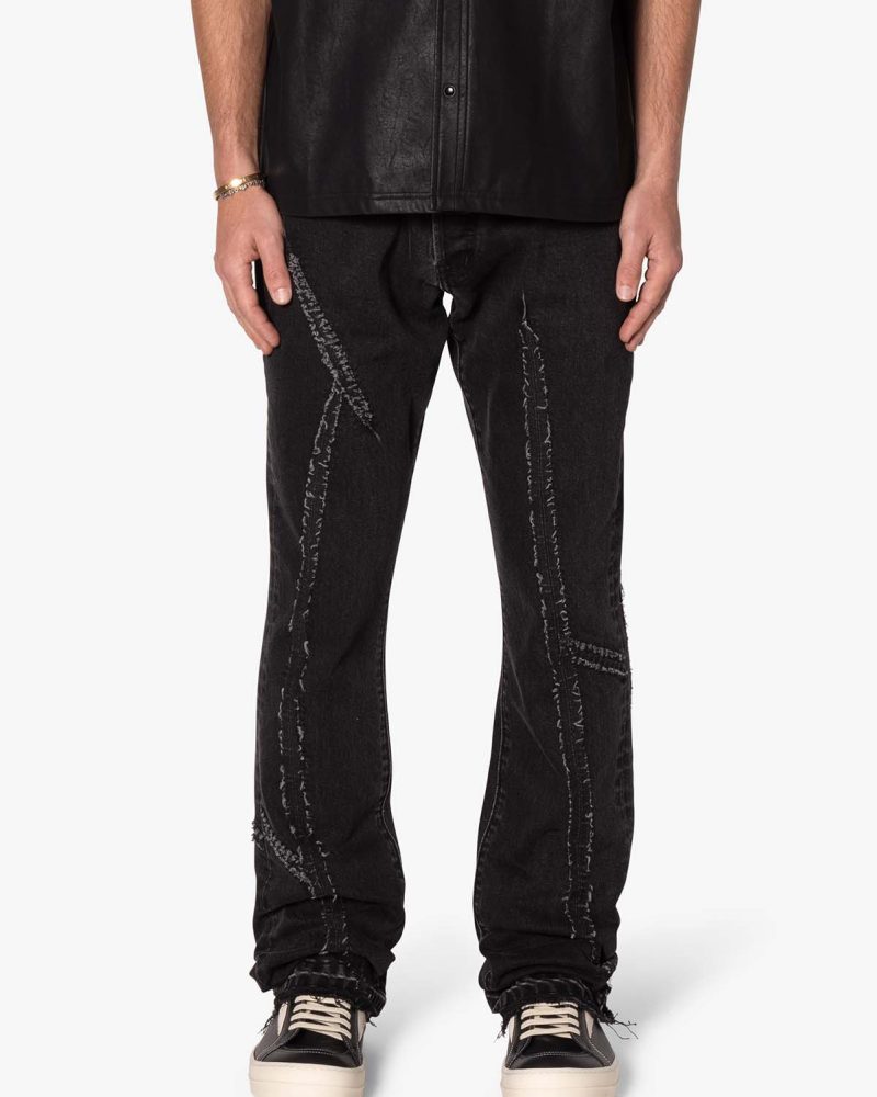 B705 Tear and Repair Denim - Black