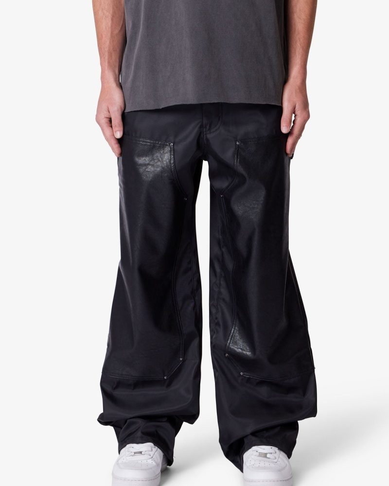 Baggy Nylon Work Pants - Black