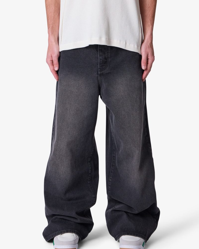 Baggy Washed Rave Denim - Vintage Black