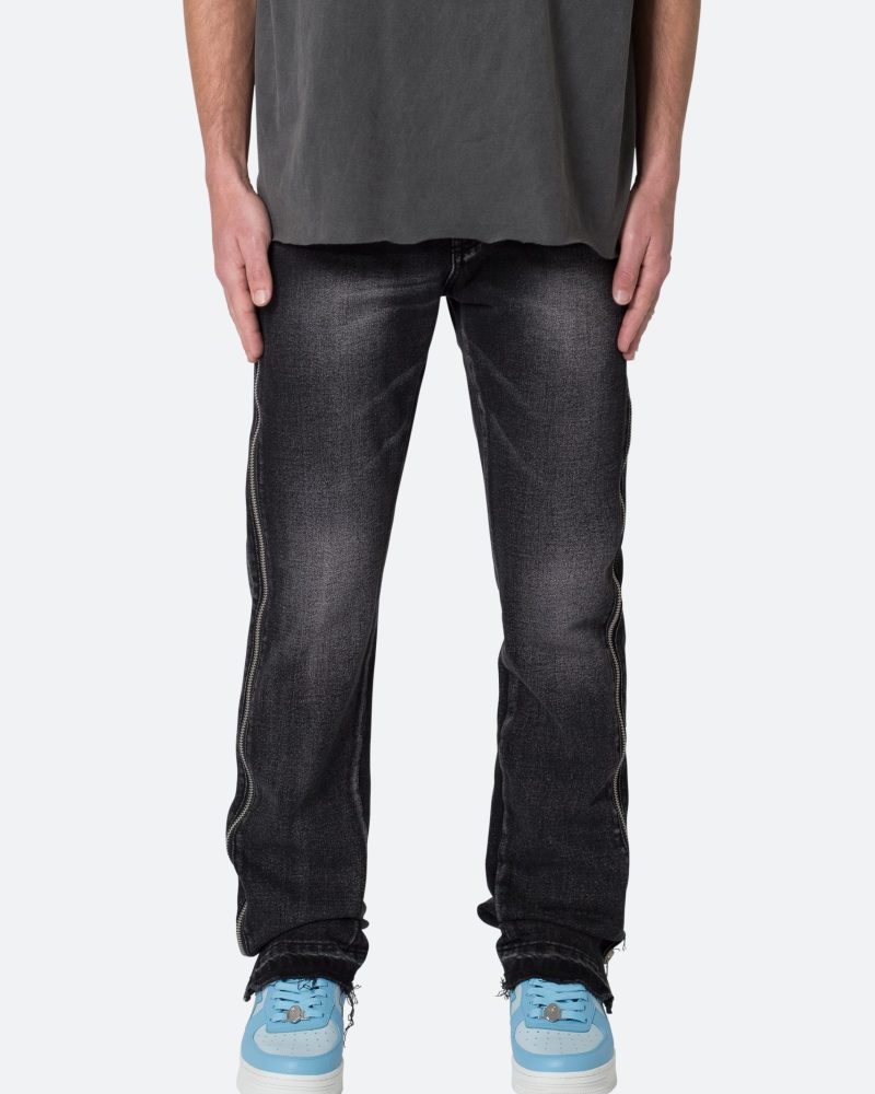 D558 Straight Stripe Denim - Black