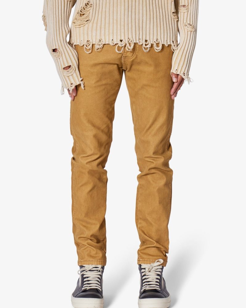 D700 Flocked Railroad Denim - Brown