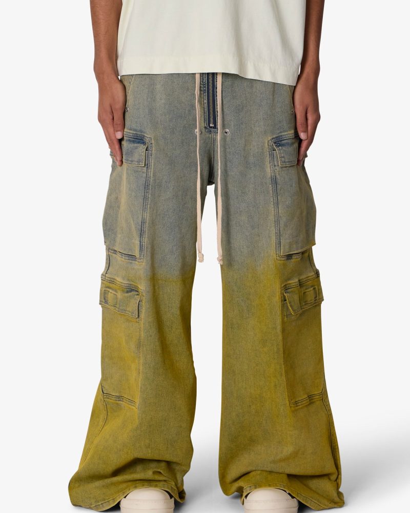 K13 Rave Double Cargo Pants - Blue/Yellow