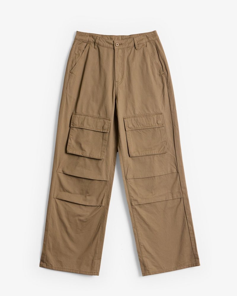 LWH Relaxed Baggy Cargo Pants - Olive