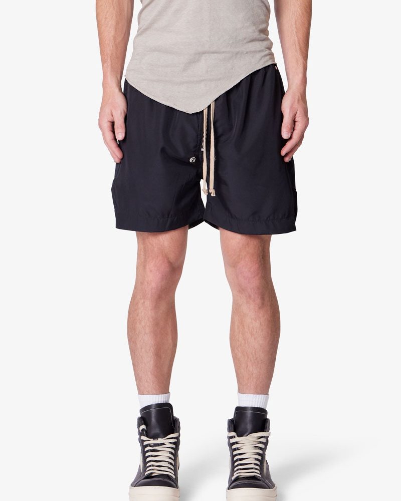 Lightweight Zippered Shorts - Black