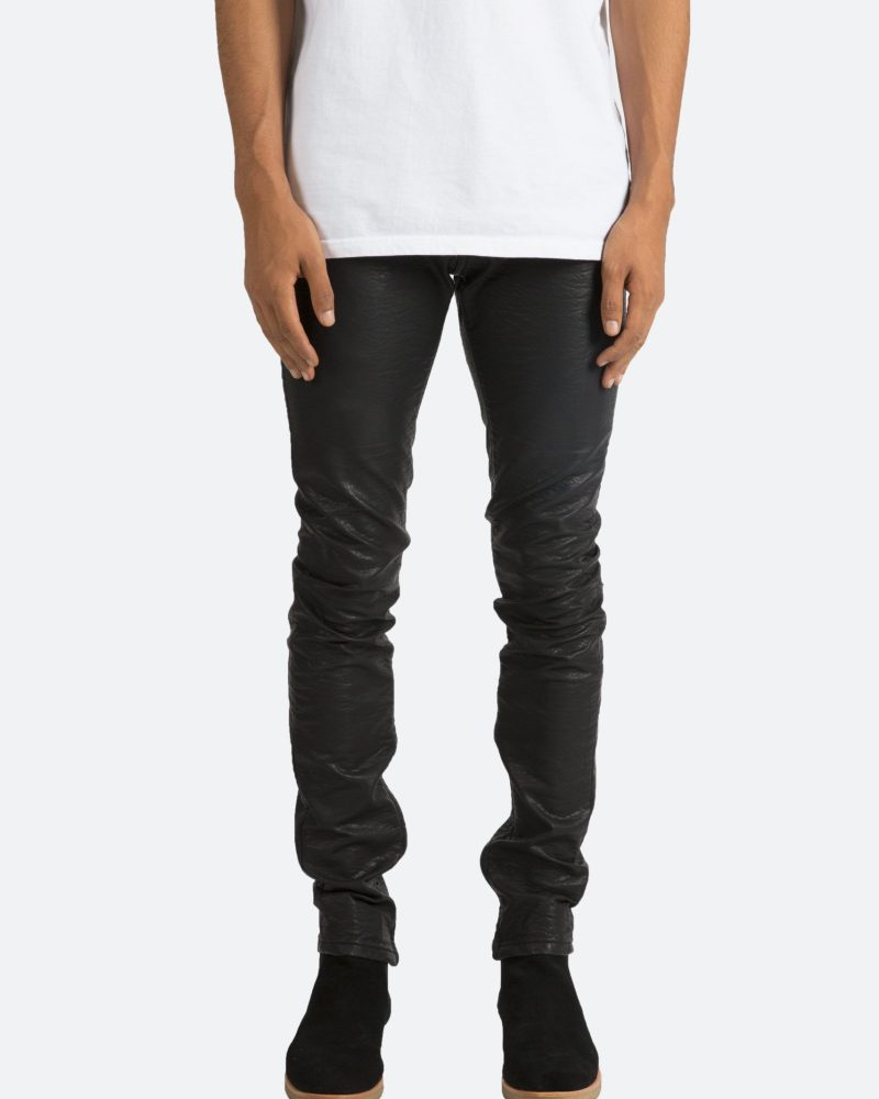 M134 Leather Pants - Black