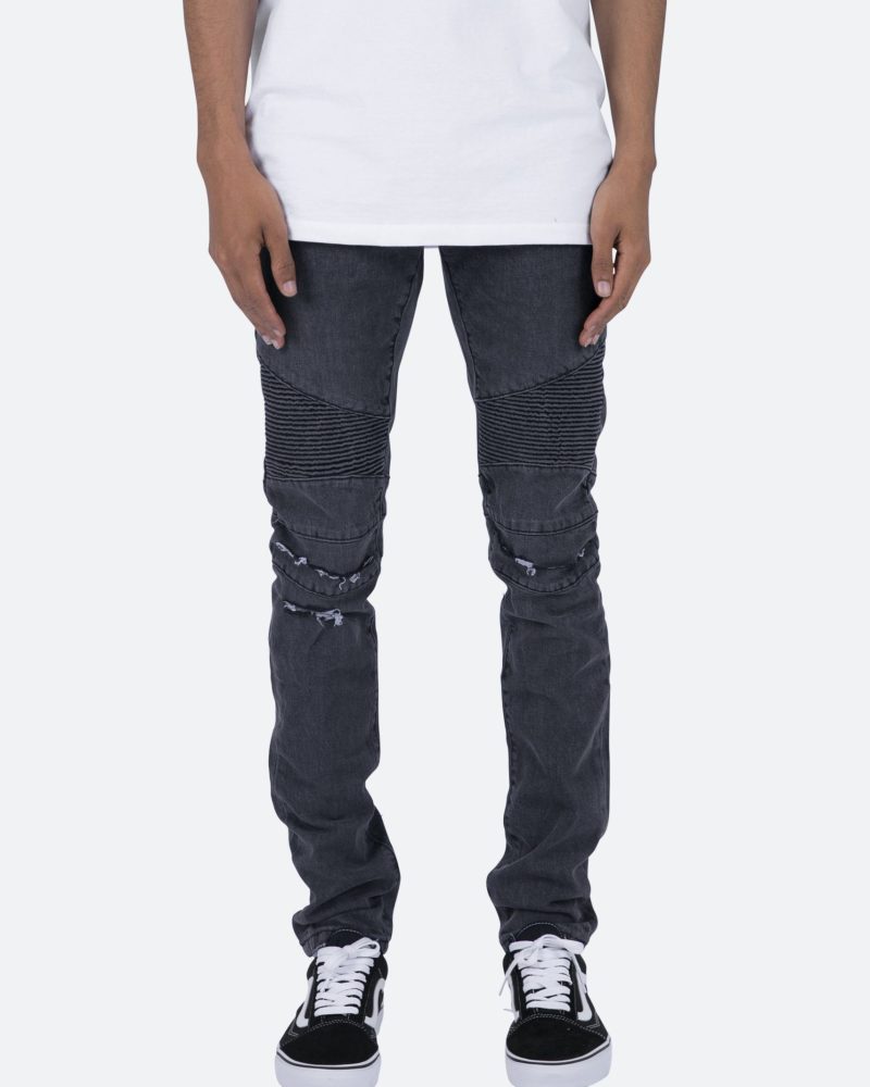 M342 Moto Slim Denim - Black