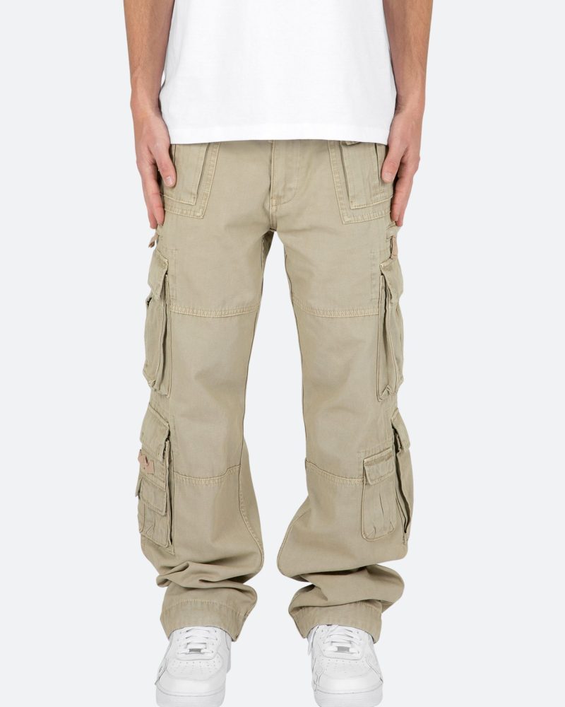 Military Cargo Pants - Brown