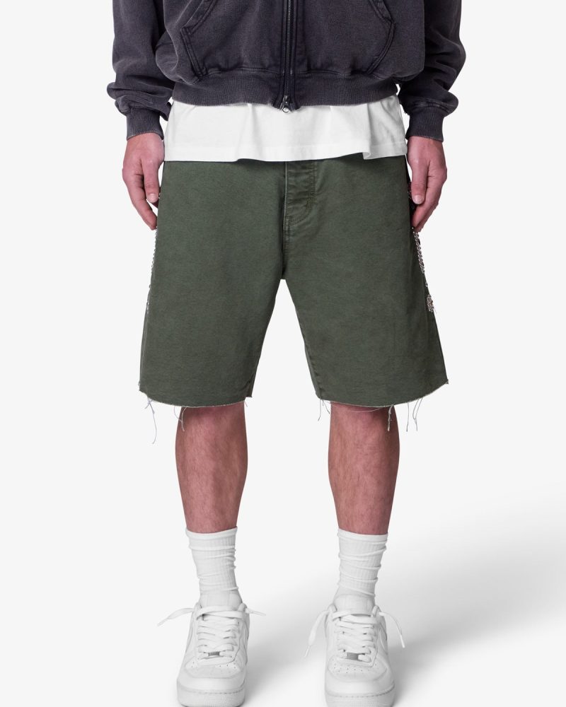 Mojave Canvas Shorts - Olive