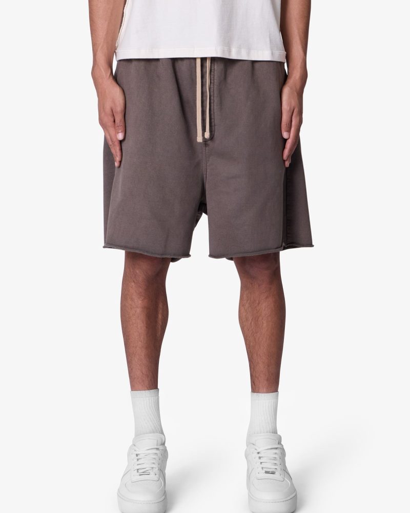 Oversized Sweatshorts - Muddy Grey