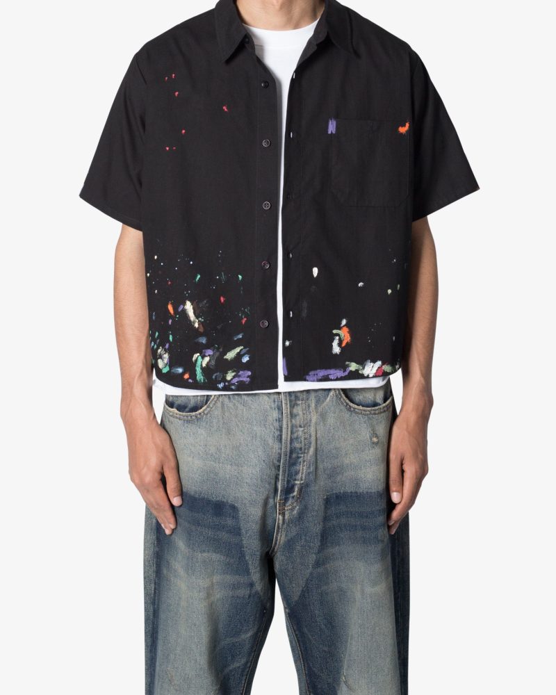 Poplin Painter S/S Shirt - Black