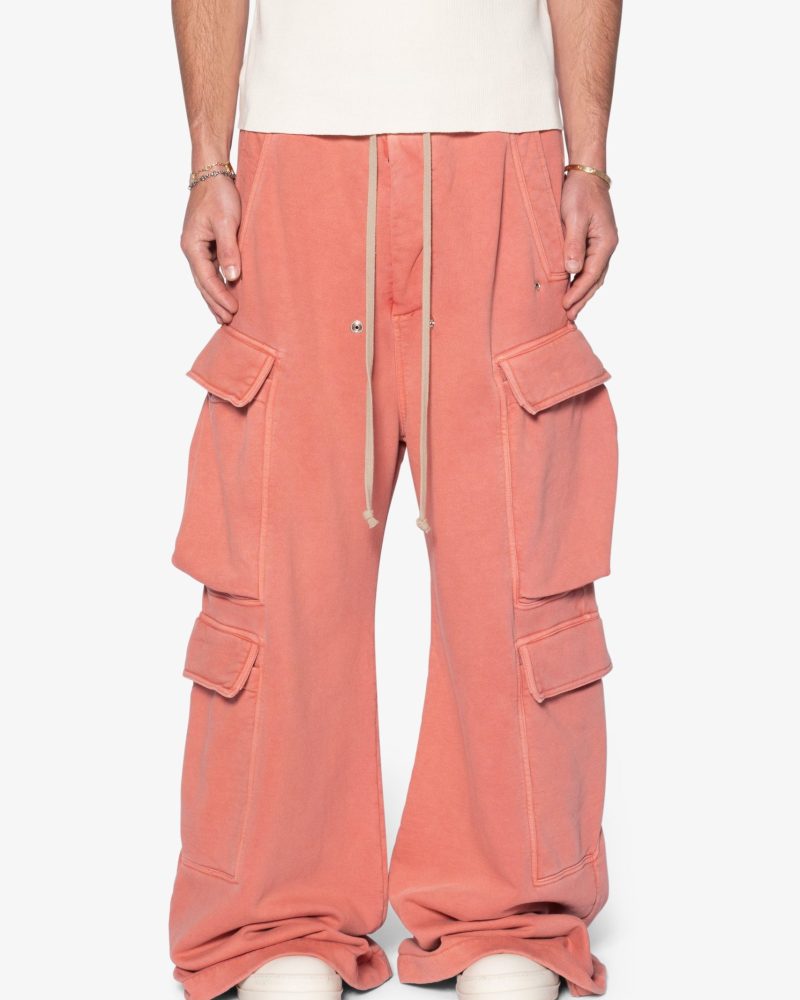 Rave Double Cargo Sweatpants - Rust