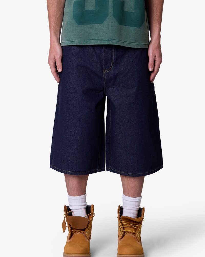 Raw Ultra Baggy Denim Shorts - Rinsed Indigo