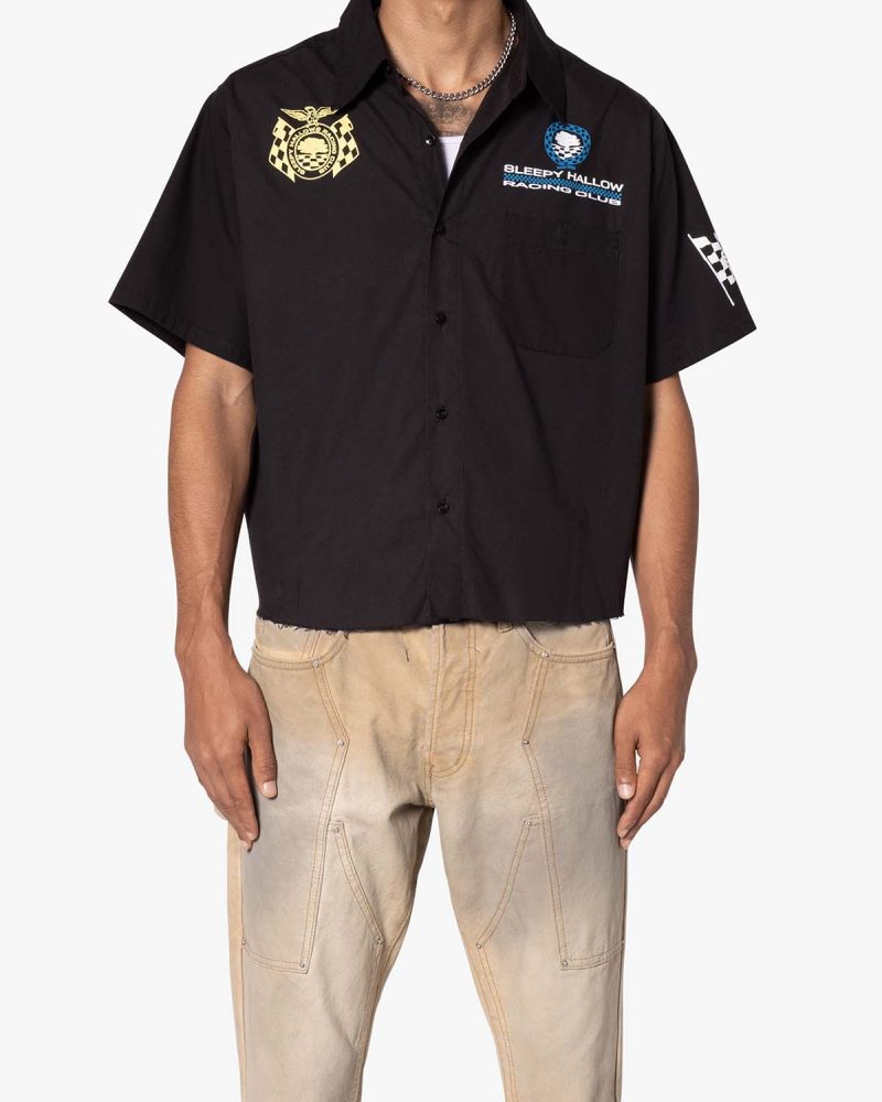 SHRC Pit Crew Cropped Shirt - Black