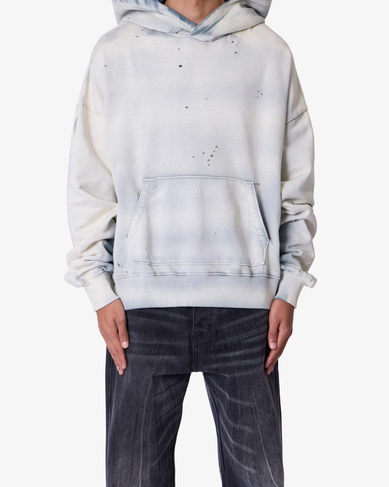 Sprayed Hoodie - Blue