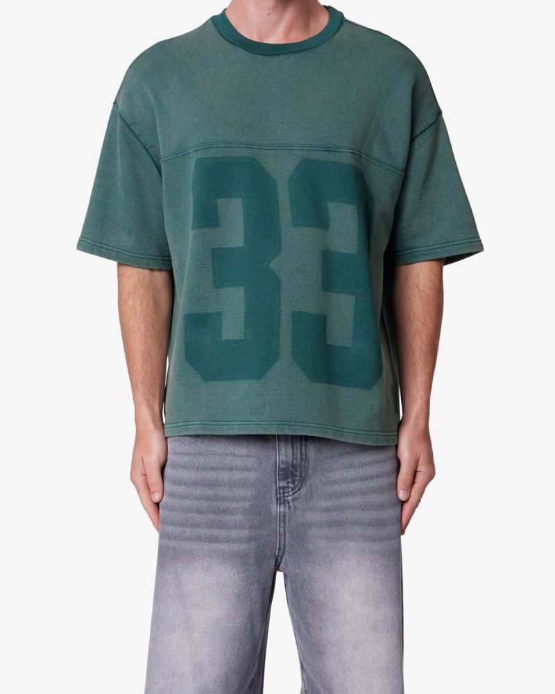 Vintage Raglan Terry Jersey Shirt - Green