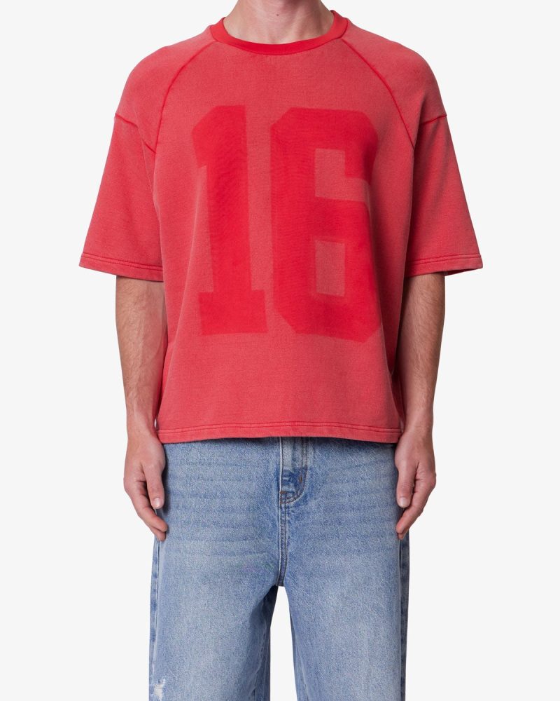 Vintage Terry Jersey Shirt - Red