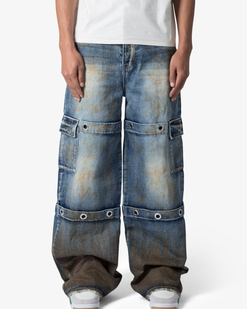 Void Baggy Ring Denim - Medium Blue