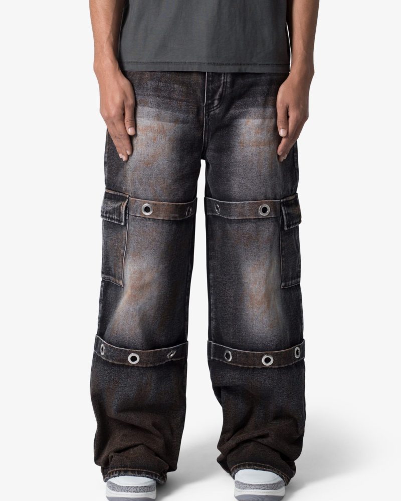 Void Baggy Ring Denim - Washed Black