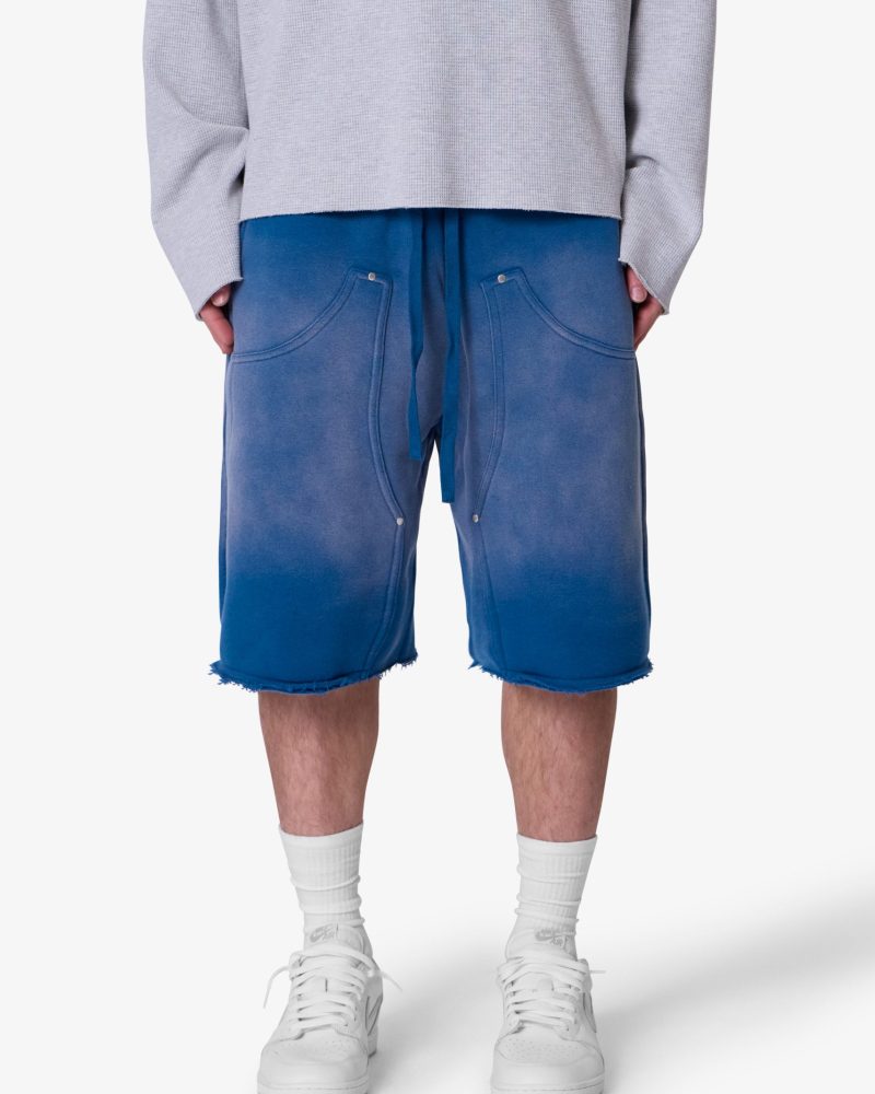 West Double Knee Sweatshorts - Blue