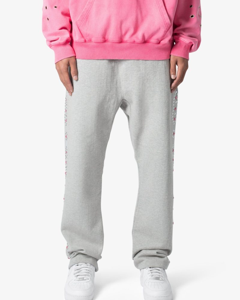 West Studded Sweatpants - Grey