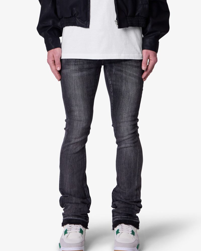 X514 Skinny Stacked Denim - Washed Black