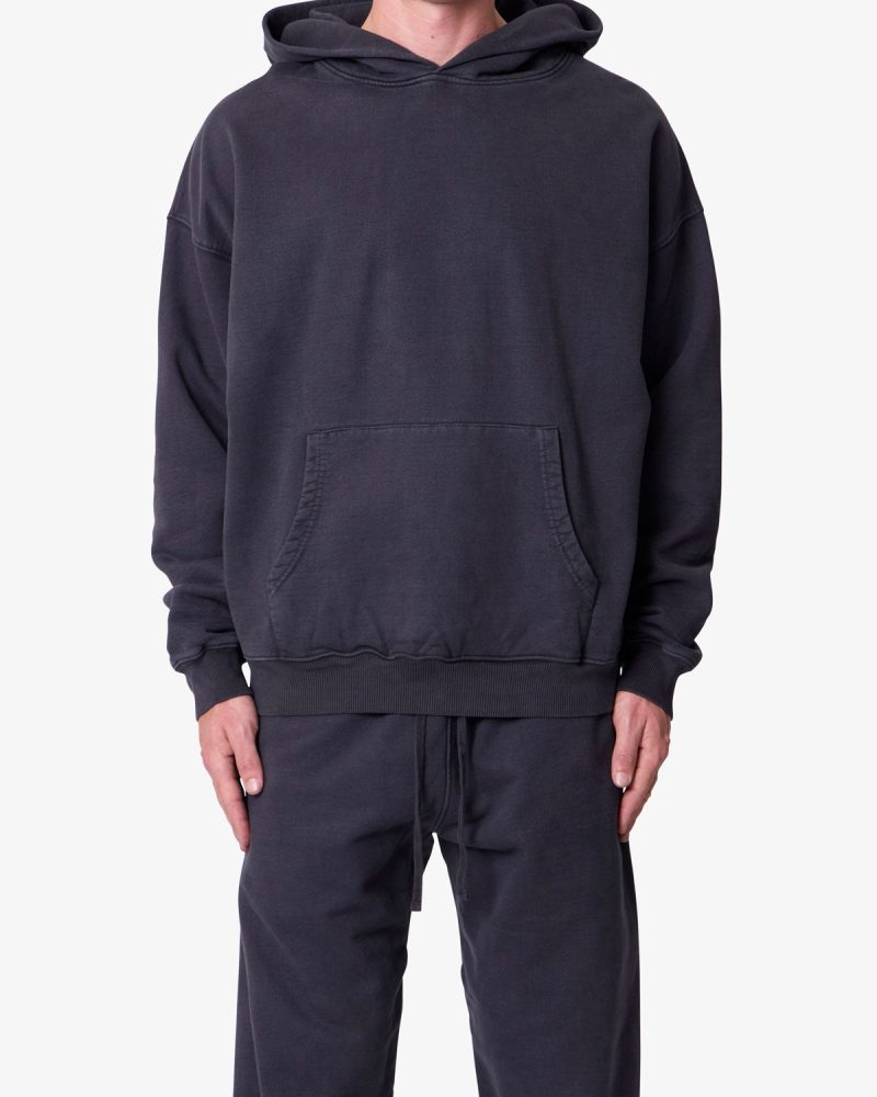 Heavy Basic Hoodie - Washed Black
