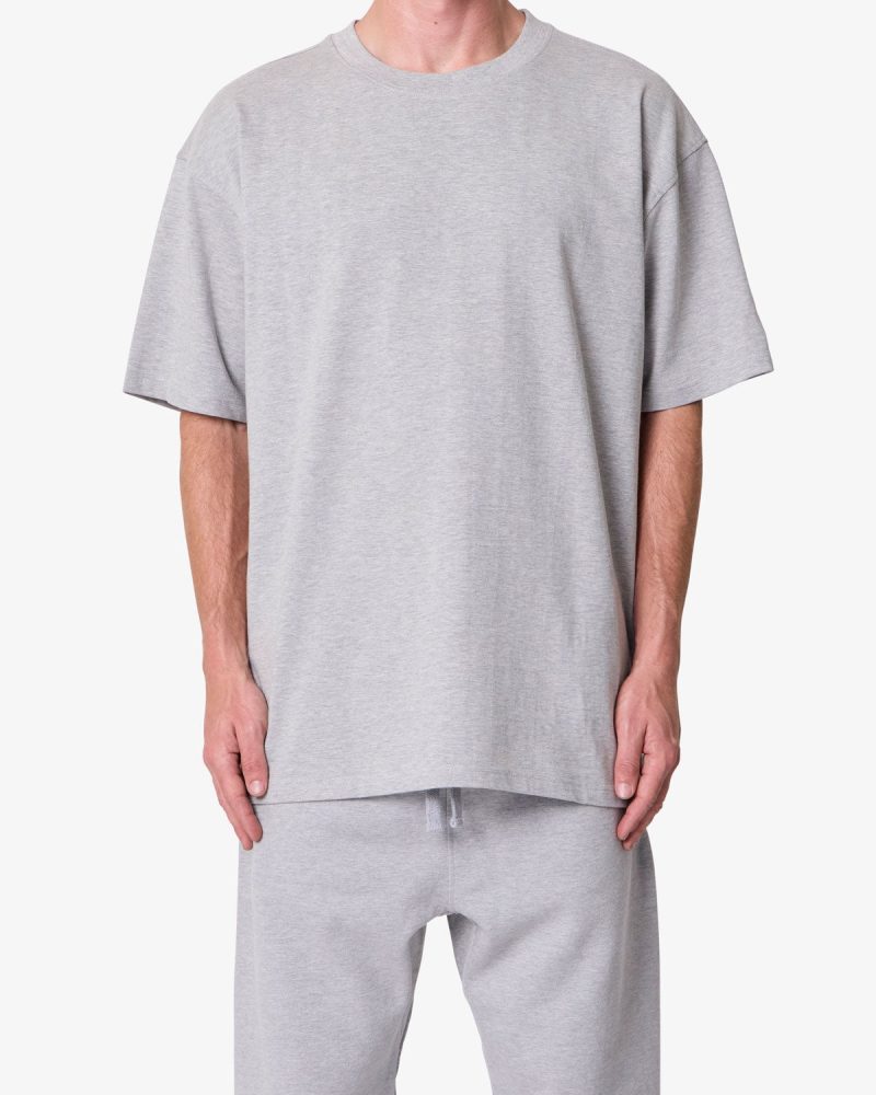 Heavy Basic Tee - Marled Grey