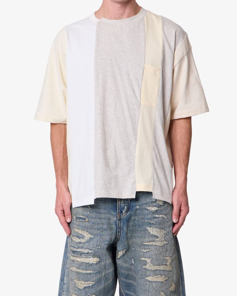 Multi Paneled Tee - Off White