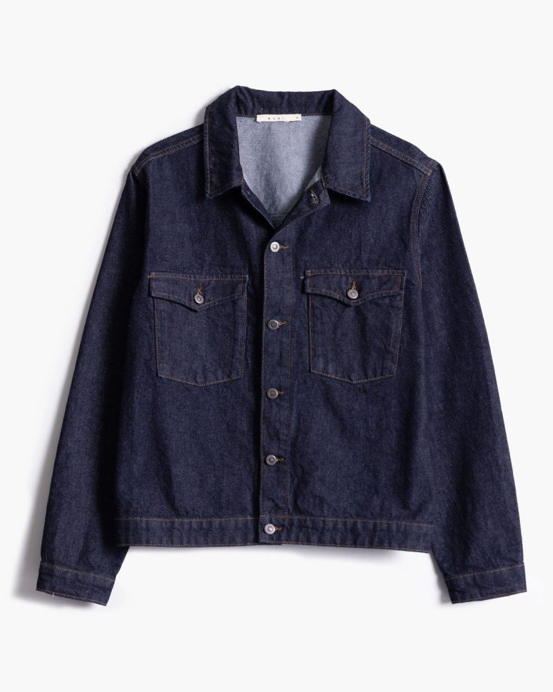 Raw Denim Jacket - Raw Blue