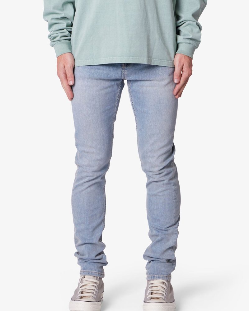 Skinny Denim - Light Sand Washed Blue