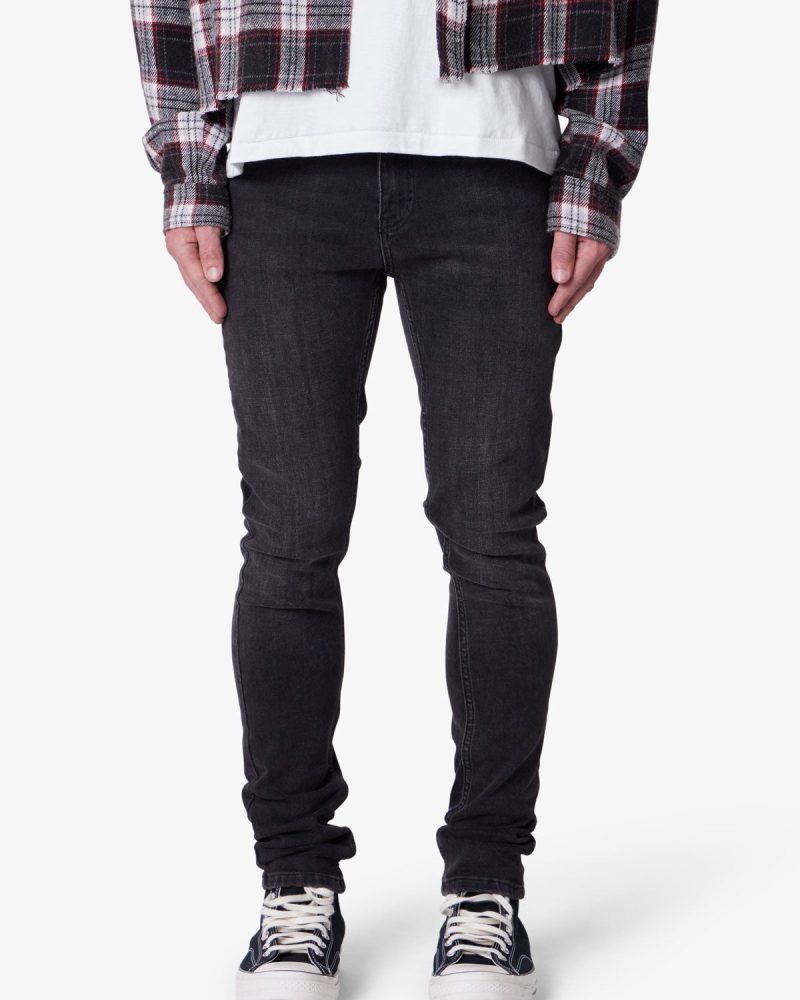 Skinny Denim - Stone Wash Black