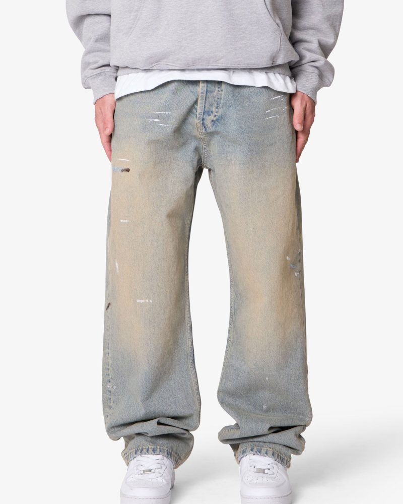 Ultra Baggy Painter Denim - Light Sand Washed Blue